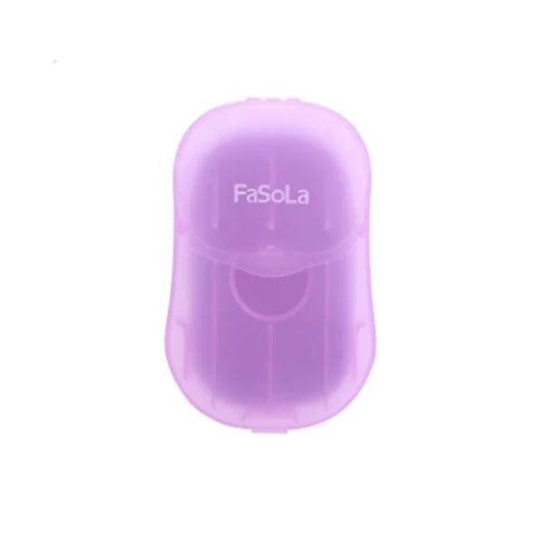 biodegradable soap tablets | travel-size soap sheets | compact soap leaves for camping | energy saving