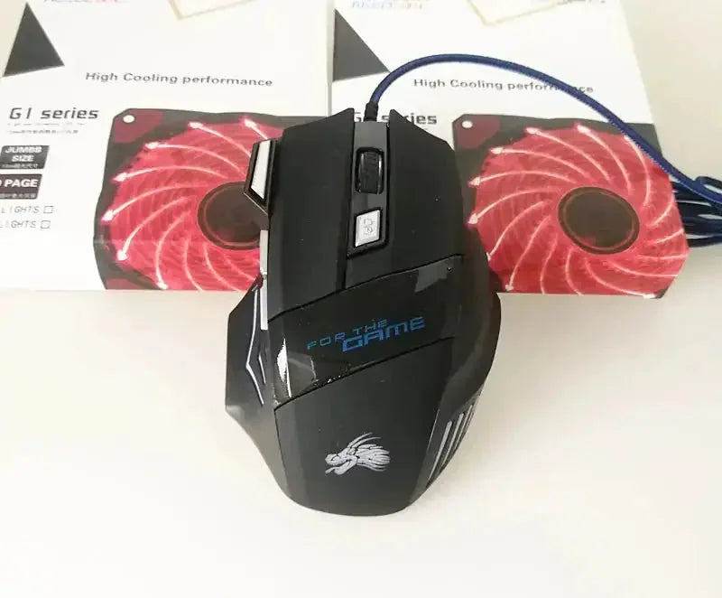 rgb backlight gaming mouse | 7 programmable buttons | wired usb mouse | ultrasonic cleaning