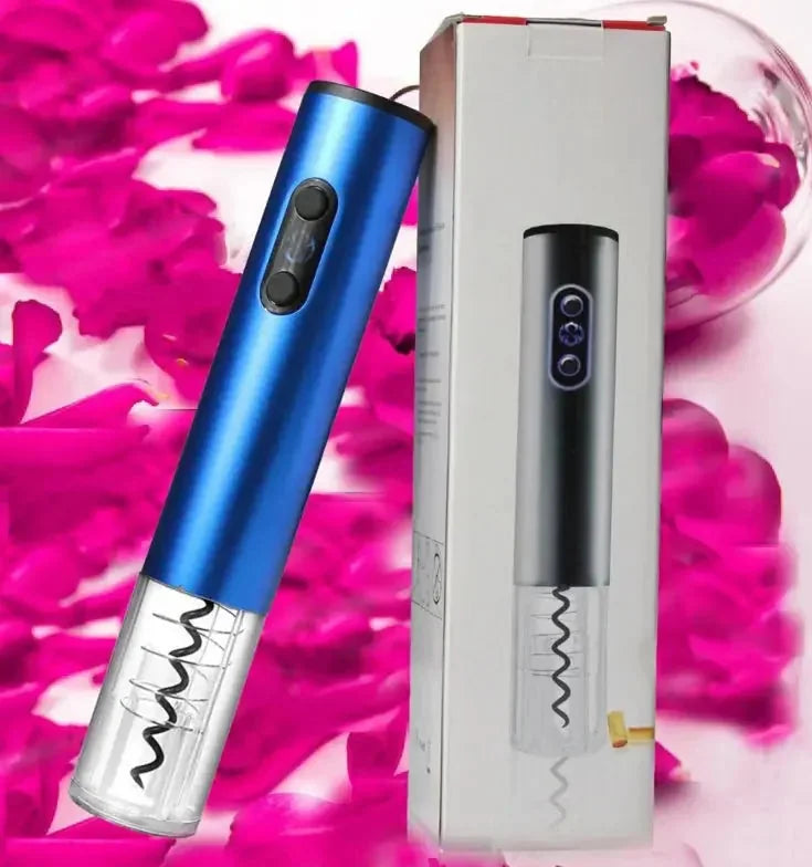automatic wine bottle opener | stainless steel electric corkscrew | rechargeable wine opener | ultrasonic cleaning