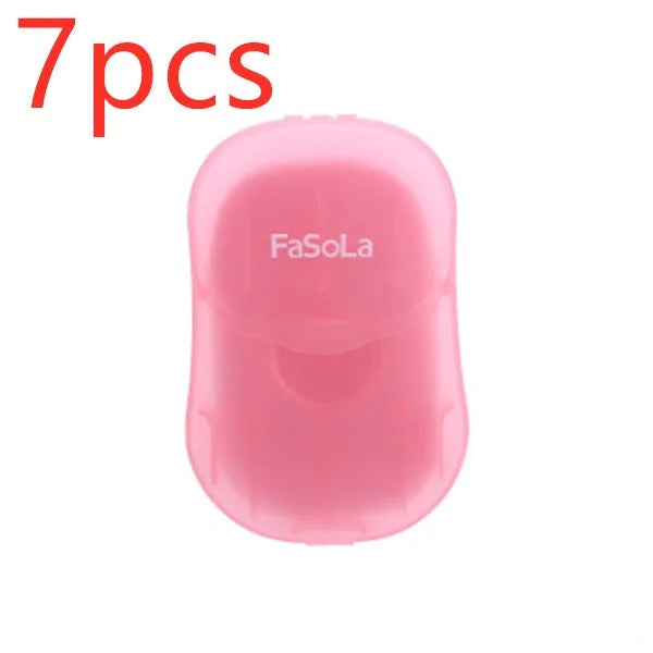 biodegradable soap tablets | travel-size soap sheets | compact soap leaves for camping | ultrasonic cleaning