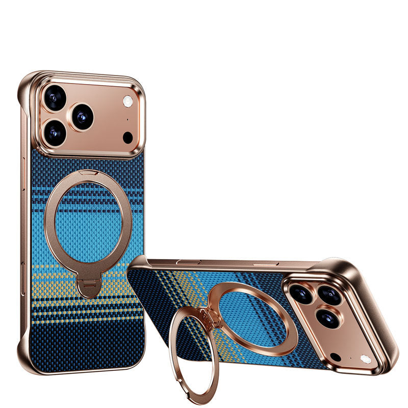 Suitable For 171615Promax Aramid Fiber  Bracket Frameless Phone Case 