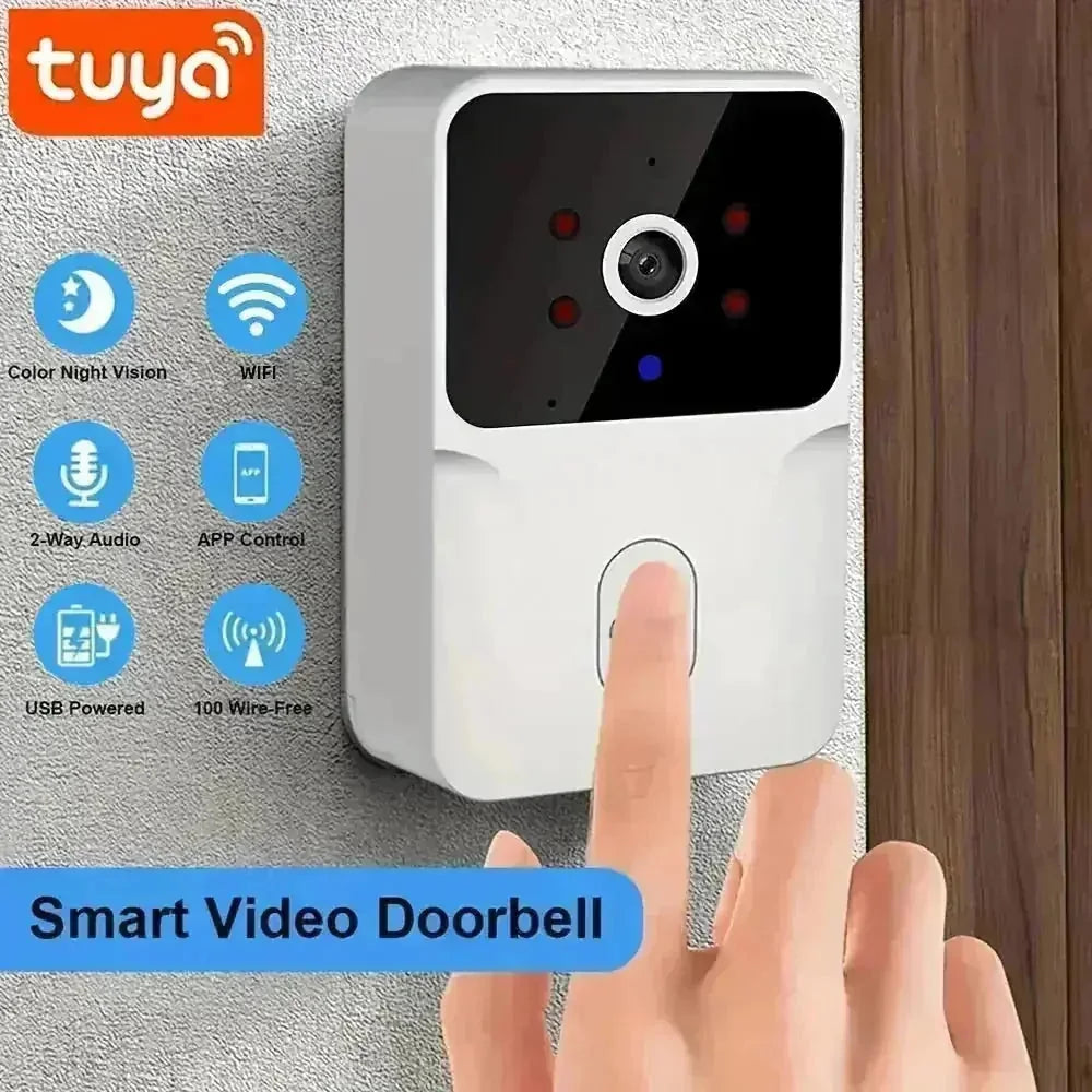 wireless video doorbell | hd video doorbell | night vision security camera | energy saving