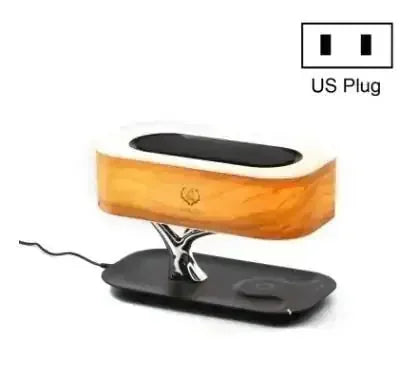 wireless charging desk lamp | bluetooth speaker lamp | dimmable bedside light | energy saving