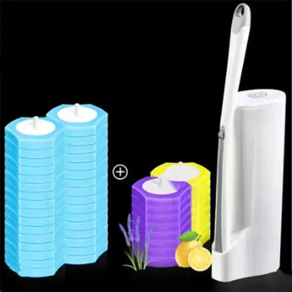 disposable toilet brush | biodegradable toilet brush | single-use toilet brush | energy saving
