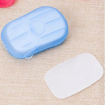 biodegradable soap tablets | travel-size soap sheets | compact soap leaves for camping | energy saving