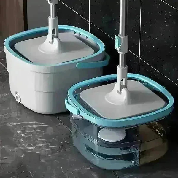 self-cleaning mop bucket | 360 degree rotating mop head | microfiber mop pads included | ultrasonic cleaning