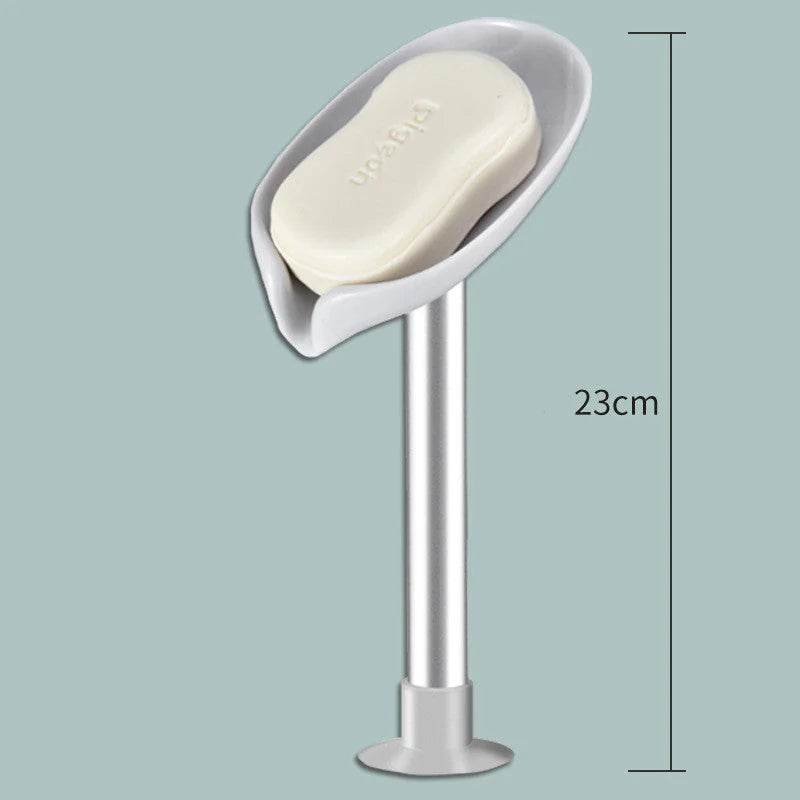 stainless-steel soap dish | wall-mounted soap rack | perforated soap holder | ultrasonic cleaning