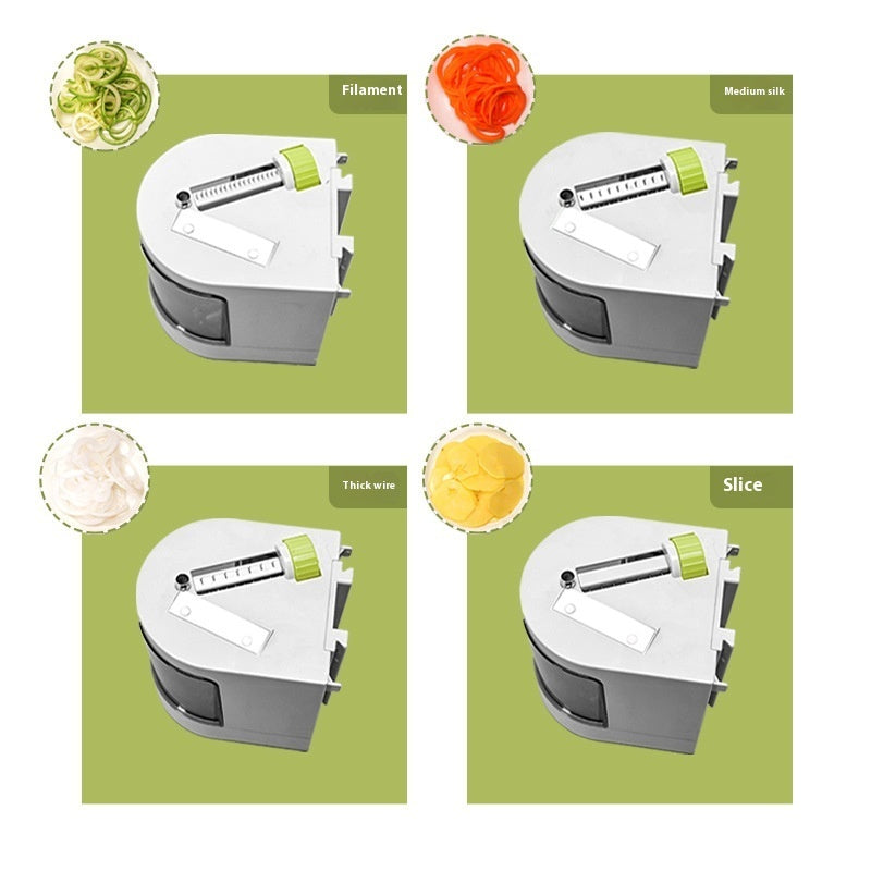 Vegetable Grater Potato Spiral Slicer Whirlwind Fruit Vegetable Spiral Machine Noodle Maker Multifunctional Kitchen Gadgets 