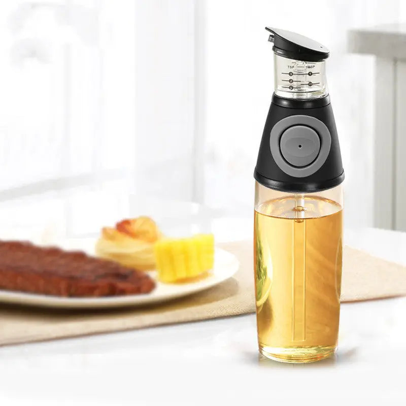 500ml Measurable Glass Bottle Oil Bottle Soy Bottle Kitchenware 
