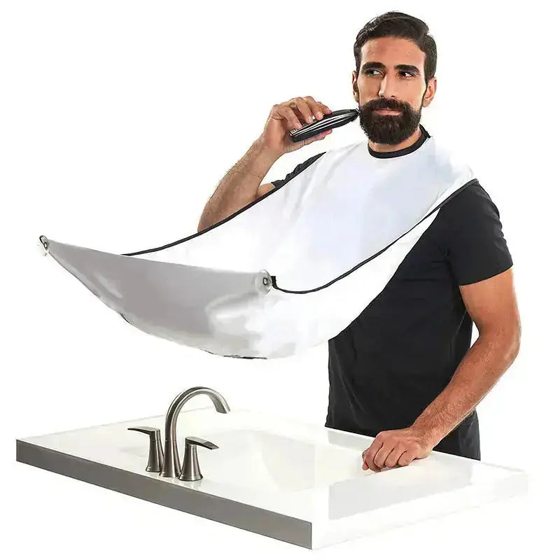 Creative Man Hair Beard Shaving Catcher Apron - shaving wai men's style apron transparent suction cup male
