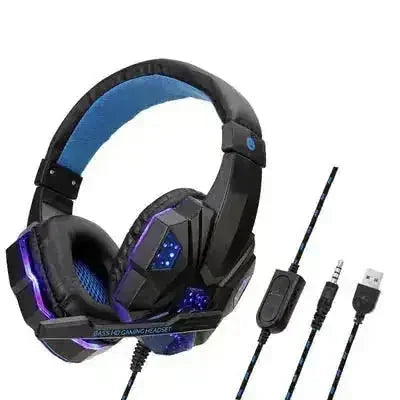 usb-powered illumination | gaming headset with mic | ps4 compatible headphones | ultrasonic cleaning