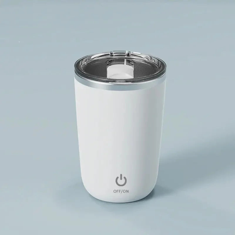 automatic stirring mug | stainless steel self stirring cup | 350ml electric mixing mug | ultrasonic cleaning