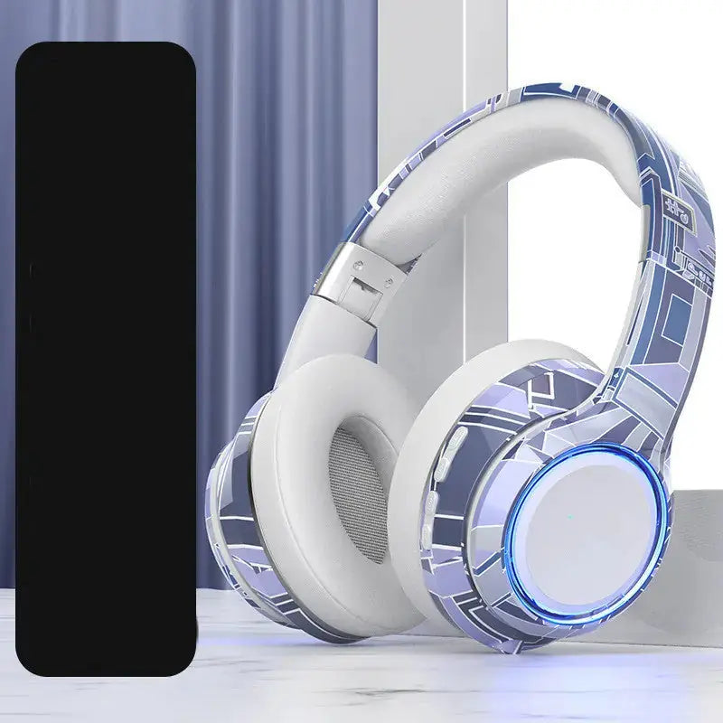 Bluetooth Headphones 5.2 Pluggable Illumination 