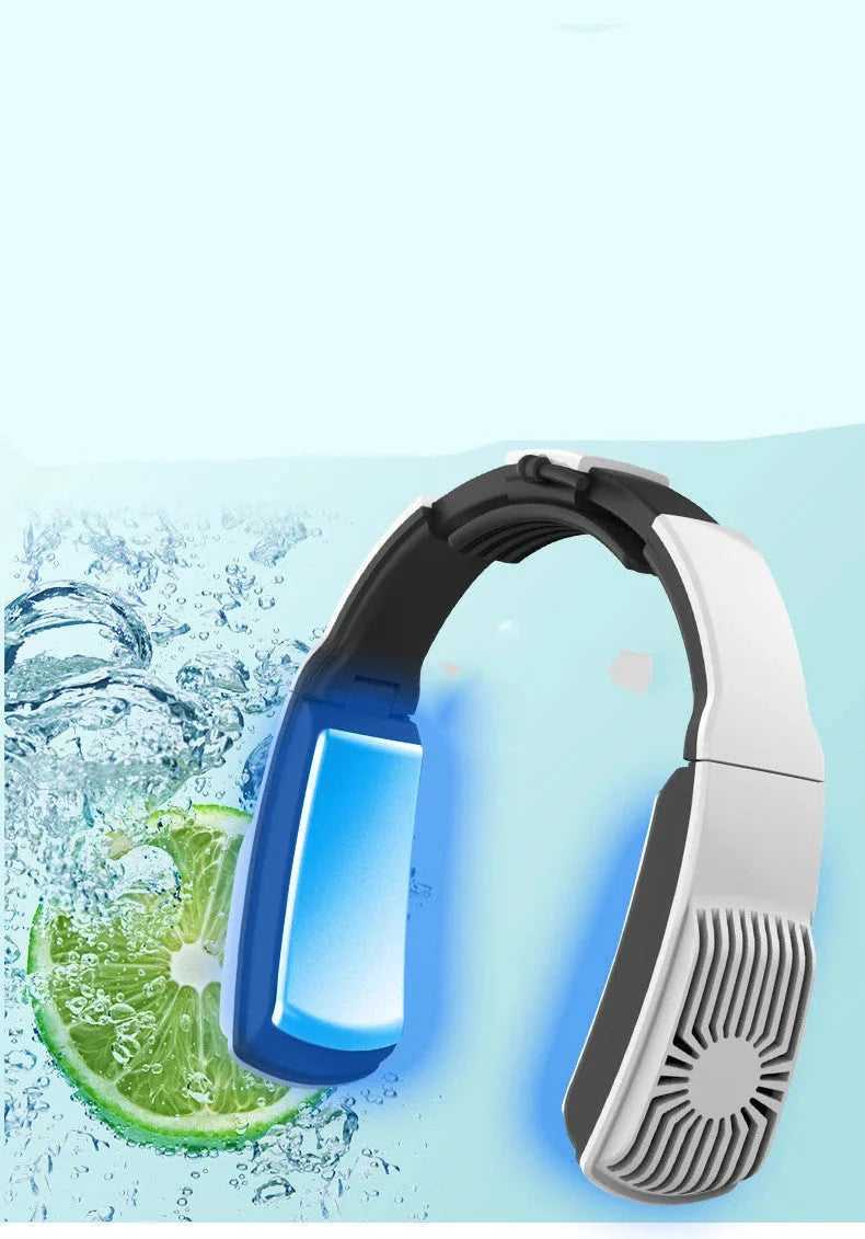 personal air conditioner neckband | portable neck fan | usb rechargeable air cooler | energy saving