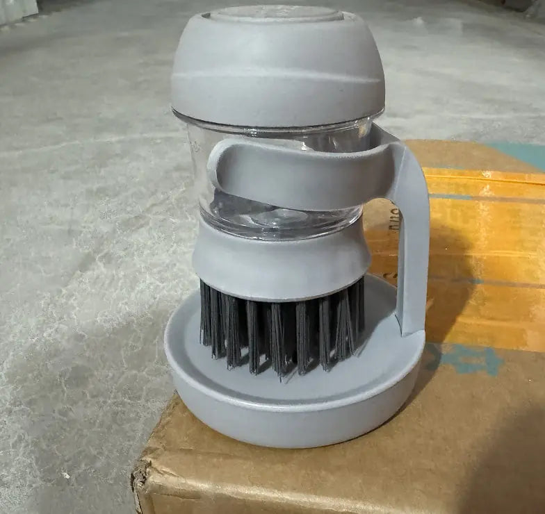 Automatic Liquid Adding Cleaning Brush Multifunctional Kitchen Pot Washing Brush 