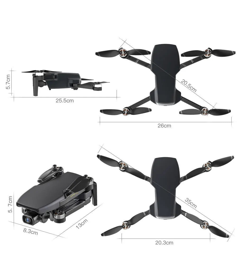 Folding Four-axis 4K High-definition Aerial Drone Remote Control 