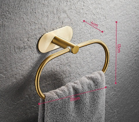 Single Bar Towel Rack Bathroom Hook Bathroom Pendant 