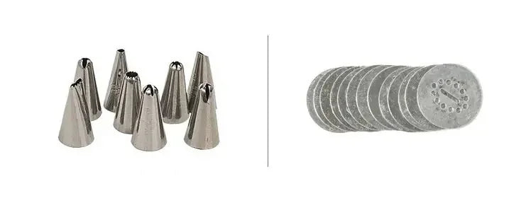 stainless-steel biscuit press | heavy-duty cookie machine | commercial-grade dough extruder | energy saving