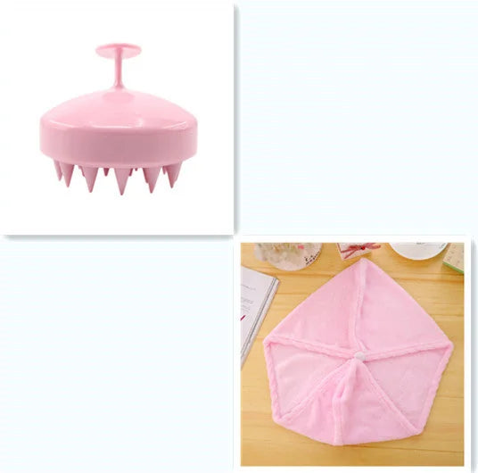 silicone scalp brush | waterproof hair massager | shower scalp scrubber | energy saving