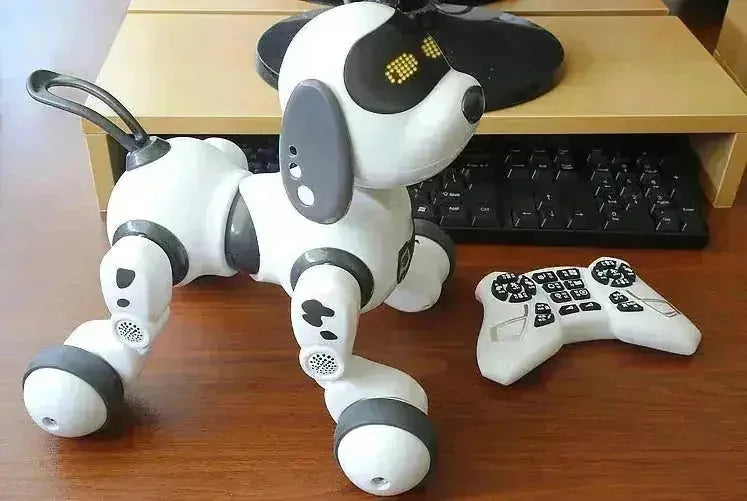 ai-powered robot dog | programmable robotic pet | durable metal frame construction | energy saving
