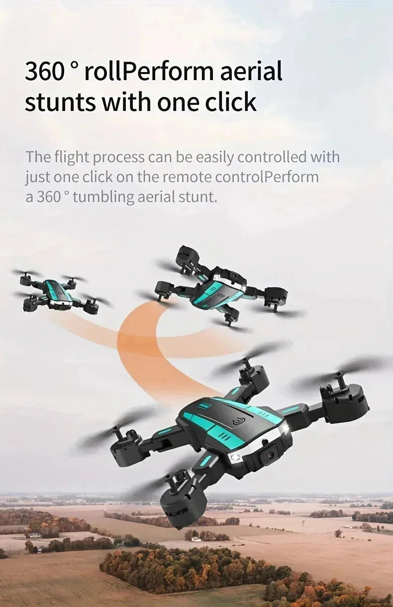 hd dual camera drone | one-key takeoff and landing | 540 degree aerial photography | energy saving