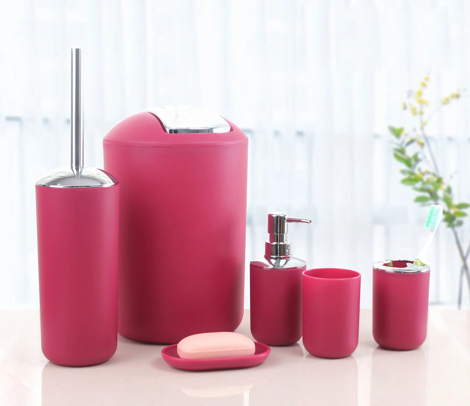 6-piece shower caddy set | rustproof bathroom organizer | over-the-door storage solution | energy saving