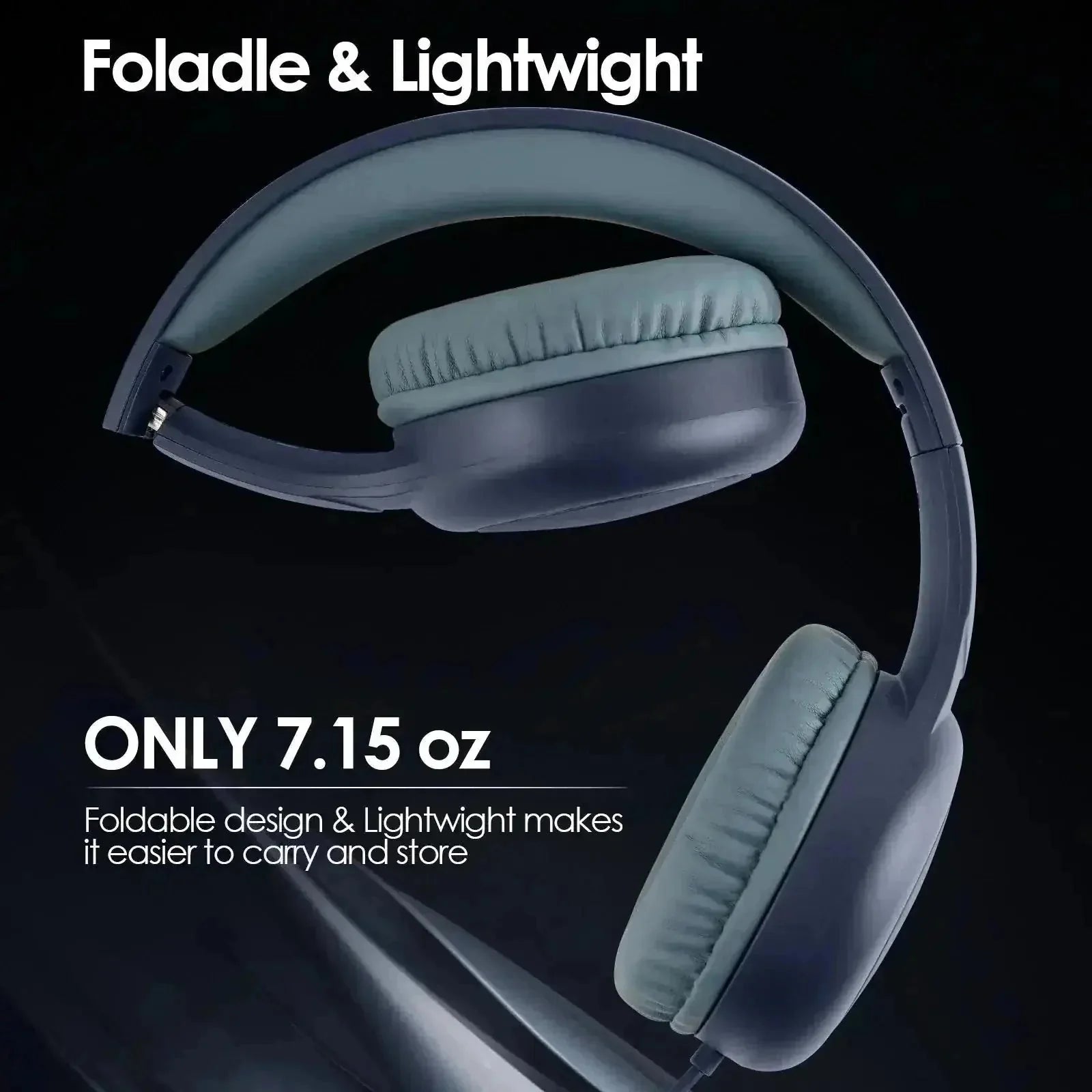 tangle-free nylon cable | on-ear headphones with microphone | type c wired headphones | ultrasonic cleaning